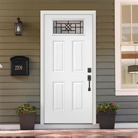 house doors exterior metal|exterior metal doors at lowe's.